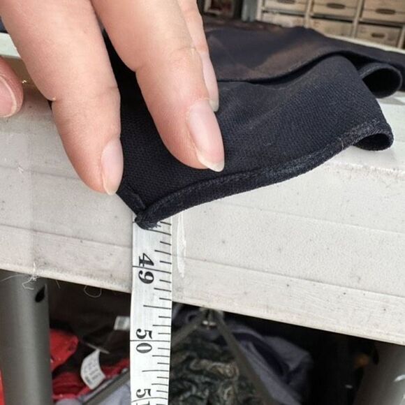 NWT DKNY Women Sleeveless Crew Neck Handkerchief Hem Shift MIDI Dress Blue Small - Picture 10 of 11